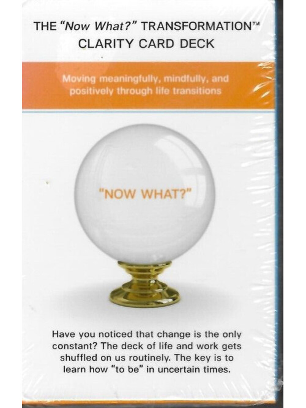Now what transformation clarity card deck